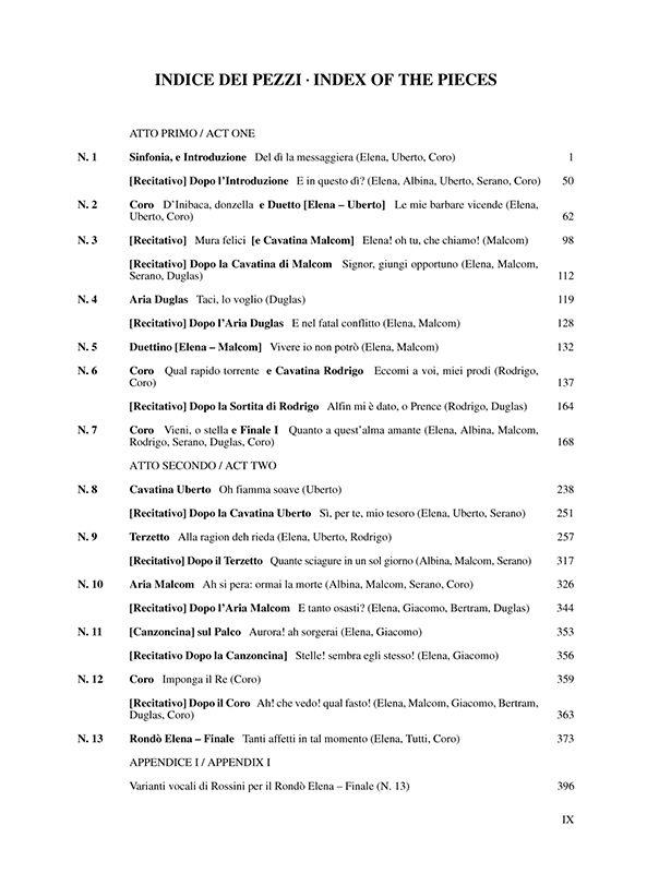 La donna del lago - Ed. Critica H. Colin Slim - Riduzione Per Canto E Pianoforte. Introduzione Italiano, Inglese - árie pro zpěv a klavír